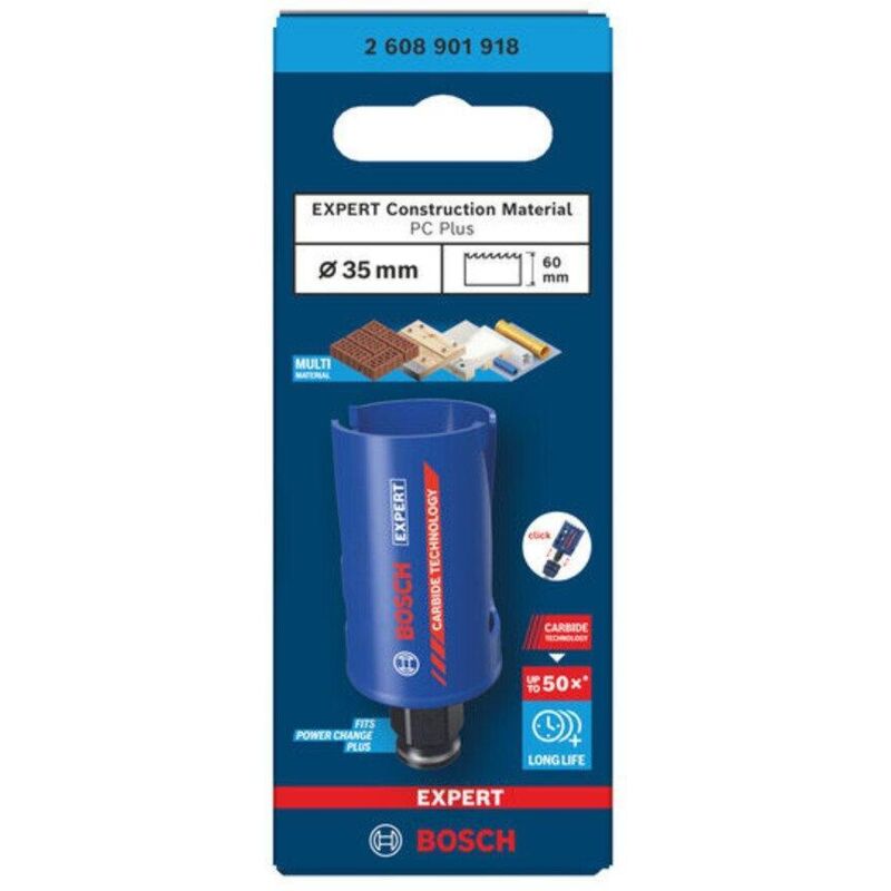 Scie cloche Bosch EXPERT Carbure 60 mm durable