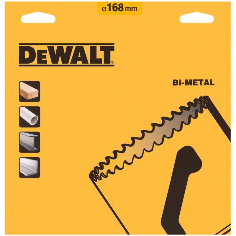 Scie cloche DeWALT Bimétal 168mm, profondeur de coupe 44mm ( Prix pour 1 )