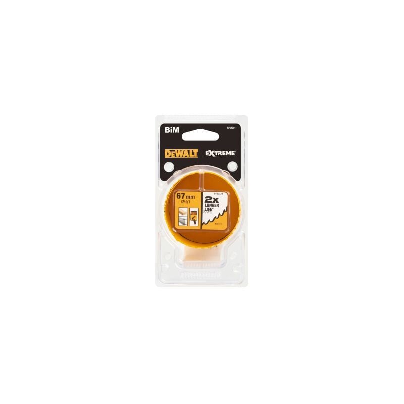 Dewalt - Scie cloche Bimétal 67mm, profondeur de coupe 44mm ( Prix pour 1 )