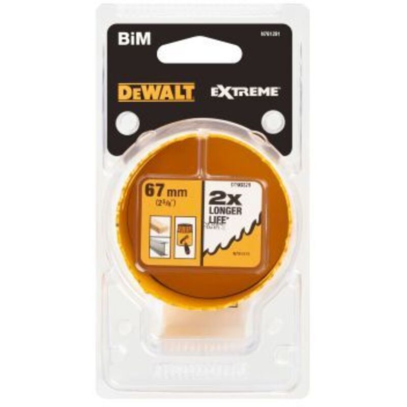 SCIE CLOCHE BI MéTAL DEWALT Ø67X40MM DT90326 QZ