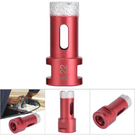 Scie Cloche Diamant M14 pour Marbre Carrelage Céramique, 22mm