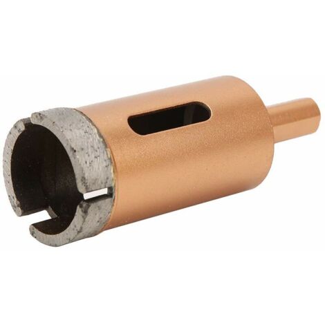 Scie-cloche diamant pour marbre, céramique, carrelage, béton, verre 30 mm