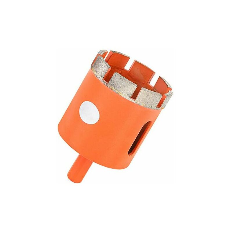 Lucky-88 - Scie-cloche diamant pour porcelaine, granit, marbre, grès cérame, carrelage, ardoise (diamètre 60 mm)