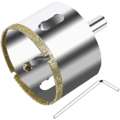 Scie Cloche Diamantée 100 mm avec Foret Guidage de Centrage, Scie Cloche Carrelage a