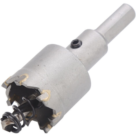 Scie cloche en alliage, scie cloche en carbure TCT pour plaque d'aluminium pour plaque de fer pour plaque d'acier pour plaque de silicate de calcium(φ30mm)