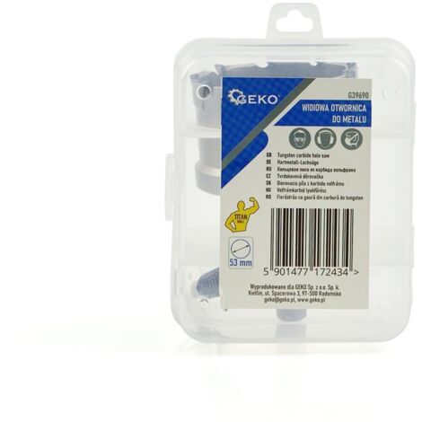 Scie cloche en carbure - Foret à métaux de 53 mm avec foret en titane (60)