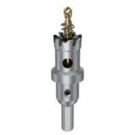 Scie cloche en métal de 22 mm, coupe-trou TCT avec forets pilotes, foret en carbure cémenté robuste pour fer, acier inoxydable, plastique, cuivre