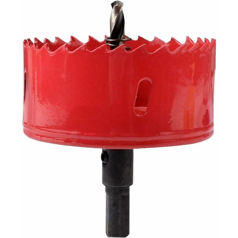Scie cloche et trépan M42 hss Scie Cloche Bi-Métal 90mm, Scie Trèpan Pour Fer, Aluminium, Bois, Cloison Sèche, Tuyau, Plastique, Panneau De Fibres De
