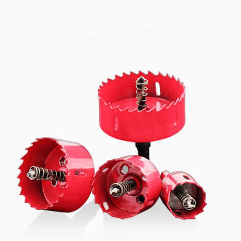 Scie cloche M42 de 115 mm avec adaptateur hexagonal pour fer, aluminium, plaques de plâtre, tuyaux, plastique, métaux, 1 pièce.