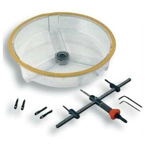 Scie cloche multi diamètre 48-305mm – Pour contreplaqué, staff, plaques de plâtre – 2 lames carbures et HSS incluses – Coffret de rangement – Bizline