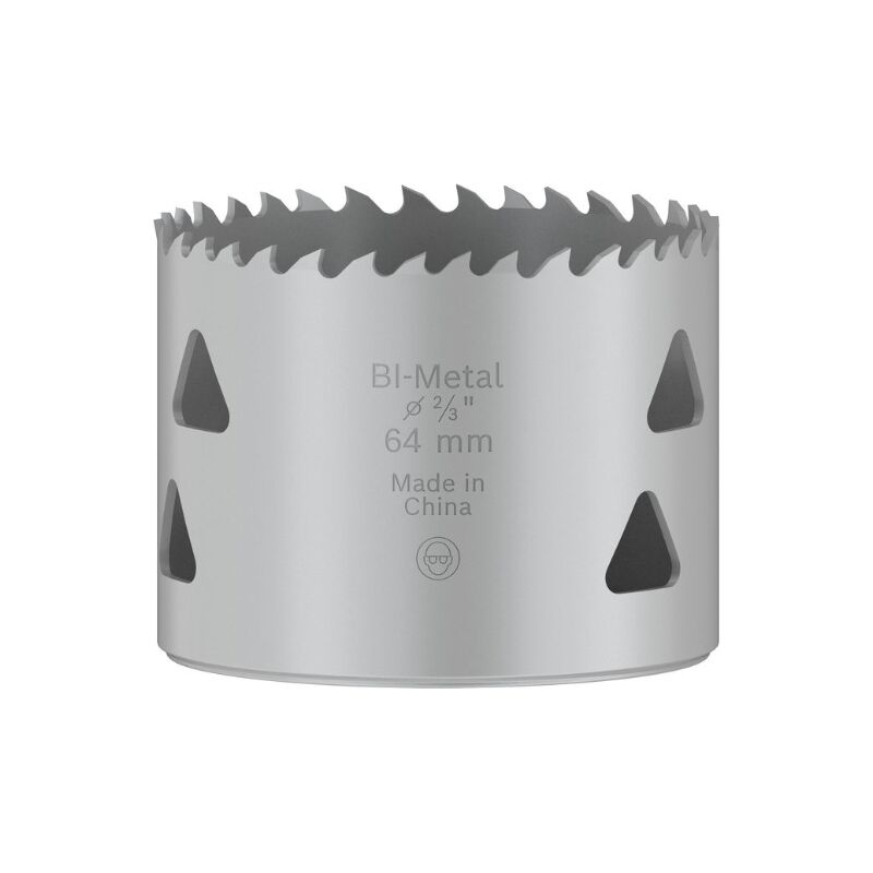 Bosch - 1x Crown Saw 1x Multi Material Saw (for Softwood, Plasterboard, ø 64 mm, Professional Accessories Drilling)