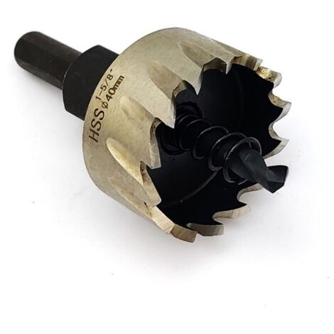 Scie cloche RS PRO HSS 40mm, profondeur de coupe 11mm ( Prix pour 1 )