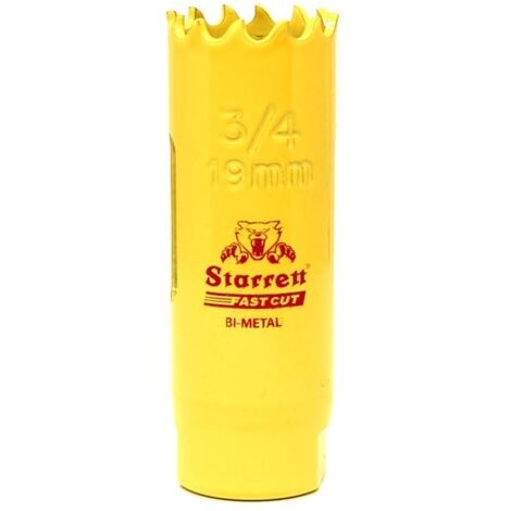 Scie cloche Starrett Bi-Metal 19 mm