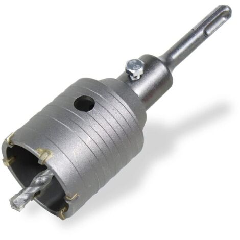 Scie cloche trépan 55mm Couronne de forage 8x110mm Pour béton et maçonnerie Adaptateur SDS plus inclus