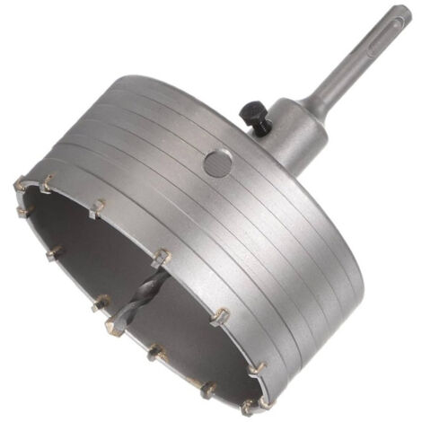 Scie cloche trépan carbure Ø125 mm – Longueur 160 mm – SDS+ pour béton, brique et pierre – Coupe précise et durable