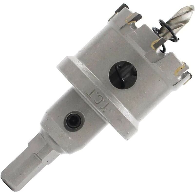 Aougo - Scie à Cloche Trépan, Scie cloche en carbure tct de qualité industrielle coupe trou en carbure pour acier inoxydable, 80mm