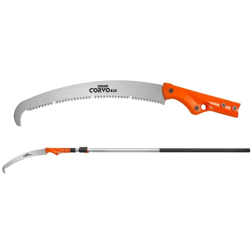 Scie à métaux Stocker Corvo 430 tc avec manche télescopique 230 - 385cm