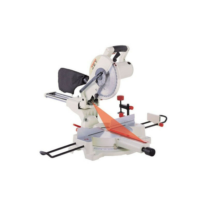 JET - Scie à coupe d'onglet radiale 1,5 cv 230V ø 254 mm - JSMS10L-M