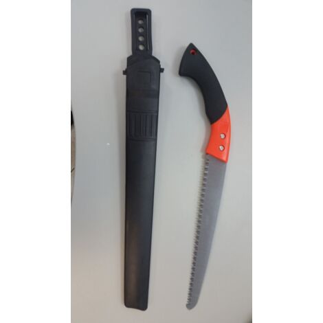 Scie courbée Altuna J-422, dent japonaise de 330 mm, avec poignée et étui caoutchoutés