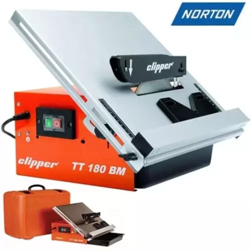 Scie de carrelage électrique Norton Clipper 180 mm 230V 550W TT180 bm