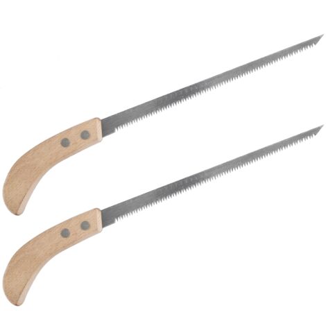 Scie de Jardin 2 Pièces en Acier Carbone pour Taille et Élagage