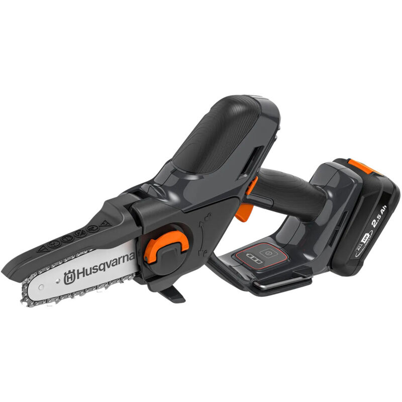 Husqvarna : Scie de jardin Aspire P5 P4A avec batterie et chargeur
