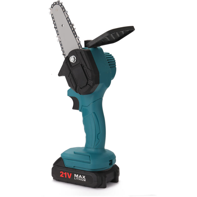 Scie d'élagage électrique, petites scies électriques rechargeables, exploitation forestière de jardin de scie électrique, 1 piles