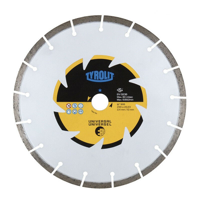 Tyrolit - Lame de scie diamantée c3 230x2,4x22,23 dcub2