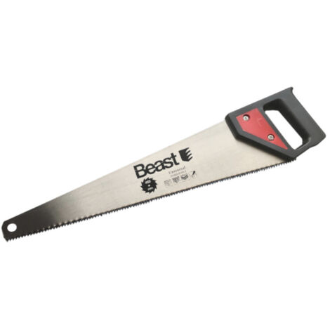 Scie égoïne à bois Hard point universelle pas de 4 mm x L. 450 mm - 531450 - Beast