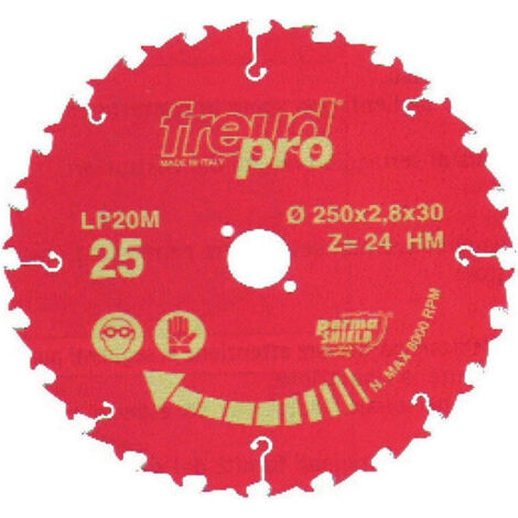 Scie Freud HM pour bois 250x30x24T/délignage