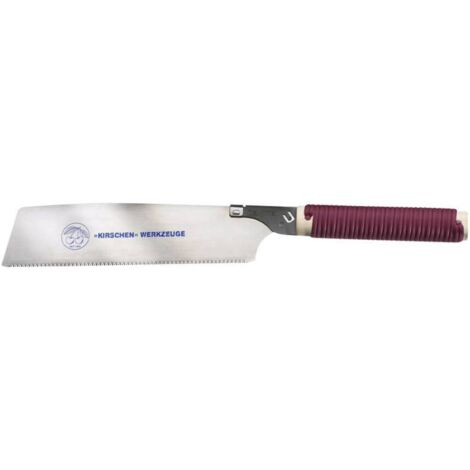 Scie japonaise 4190 – Longueur de lame 225 mm – Denture unilatérale 16 dents/pouce – Pour coupes nettes dans bois dur – Kirschen