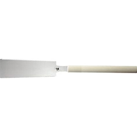 Scie japonaise Ryoba, poignée bambou, longueur de lame 240 mm, Épaisseur de lame 0,5 mm