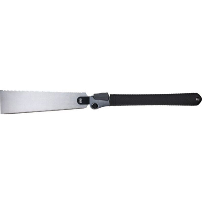 Magma - Scie japonaise Ryoba, poignée plastique, lame de scie rabattable, longueur de lame 240 mm, Épaisseur de lame 0,5 mm
