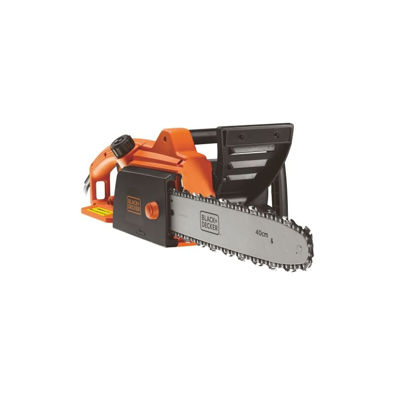 Black&decker - Tronconneuse e'lectrique CS1840 puissance 1800 w vitesse de chaine 12,5 m/s barre 40 cm frein de chaine tronconneuse