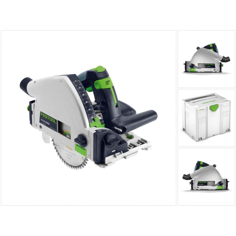 Ts 55 rebq-plus Scie plongeante 1200W 160 mm dans Systainer ( 561551 ) + accessoires - Festool