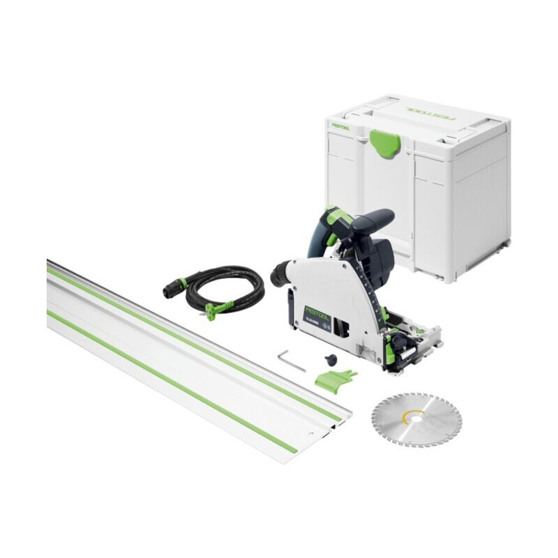 Pack scie plongeante 1500W Festool ts 60 KEBQ-Plus et rail de guidage fs 1400/2 - ts 60 KEBQ-Plus-FS