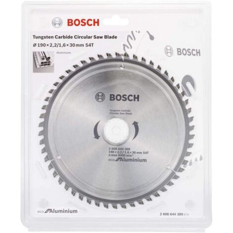 SCIE POUR ALUMINIUM 190x30mm 54 DENTS ECO