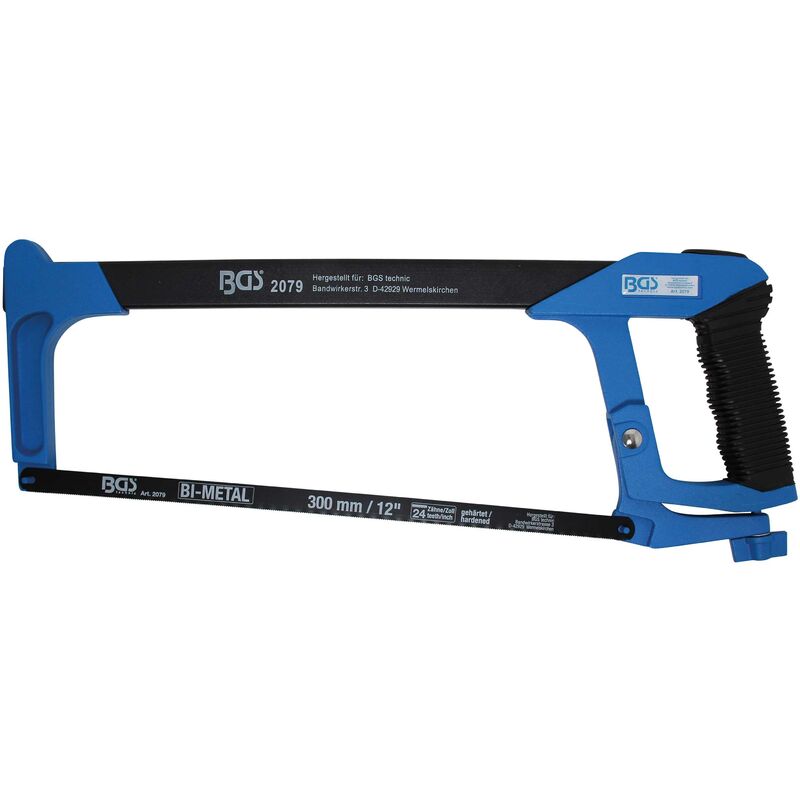 Scie professionnelle extra lourde avec lame de scie hss 300 mm bgs 2079