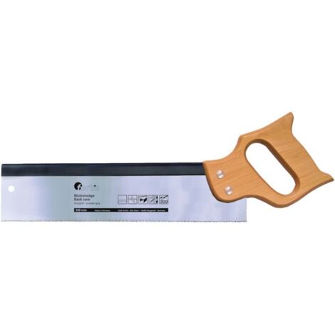 Scie PVC 300mm avec manche bois FORTIS