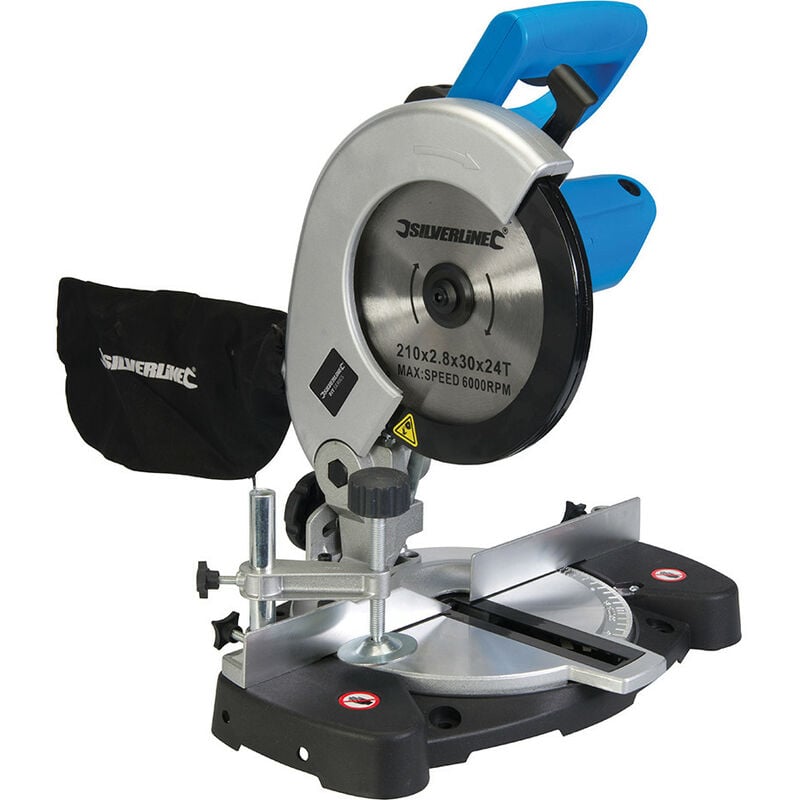 Silverline - Top promo scie radiale combinee 210 mm - 1 400 w