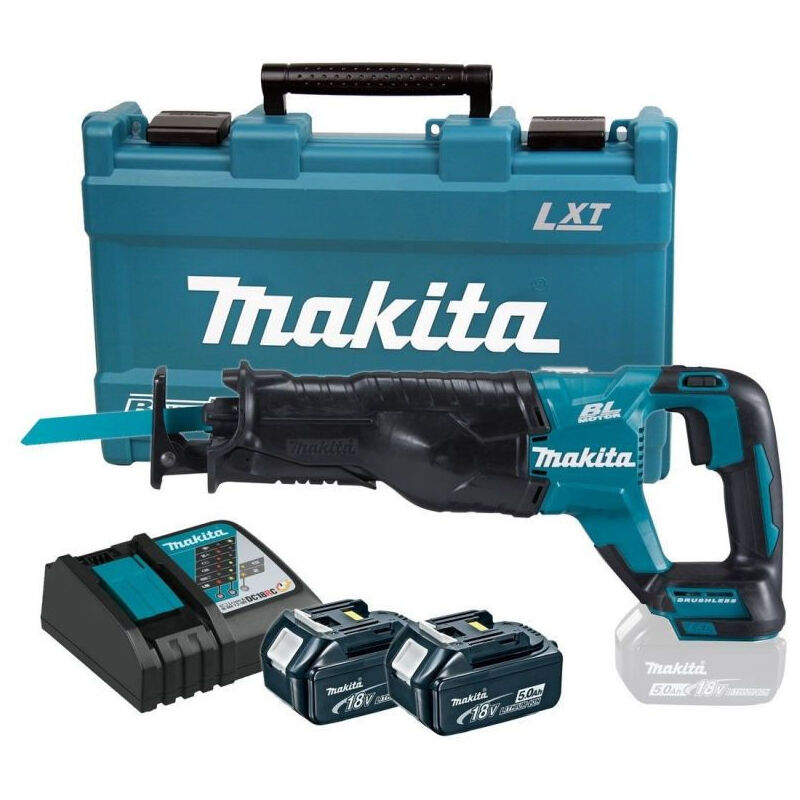 Makita Scie r&eacute;cipro 18 V Li-Ion 5 Ah DJR187RTE