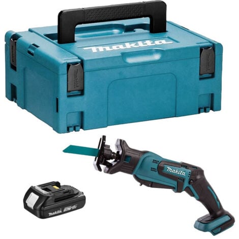 Scie sabre 18V LXT (1x1,5 Ah) dans coffret MAKPAC - MAKITA DJR183Y1J