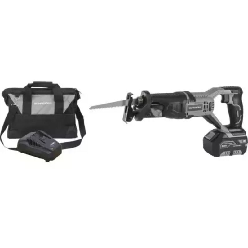 Scie sabre 20V - batterie 4Ah Li-ion chargeur rapide sac de transport