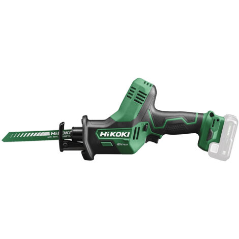 Scie sabre 50mm 12V PEAK vit à vide 0-3200tr/min sans batt ni charg. en carton HIKOKI CR12DAW4Z