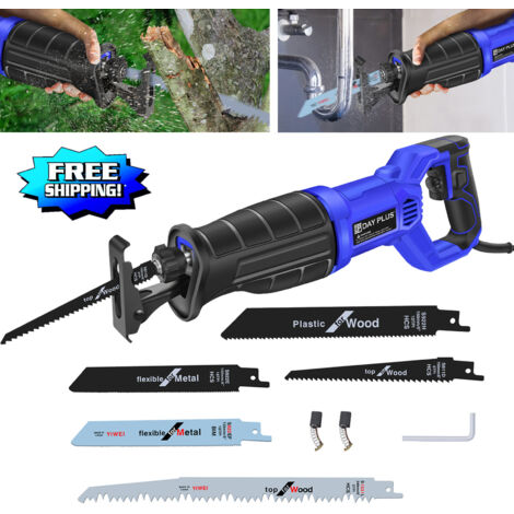Scie sabre électrique 900W avec lame de scie sabre 5 pièces Professional Reciprosäge