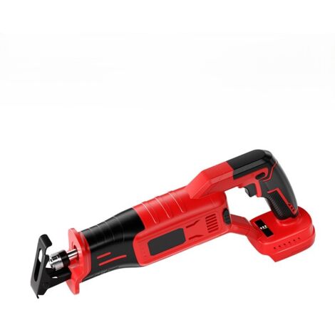 Scie sabre professionnelle universelle sans fil pour la coupe et l'abattage. Scie sabre multifonctionnelle lithium-ion, sans balais, course de 28 mm, profondeur de coupe dans le bois de 20 cm, poignée
