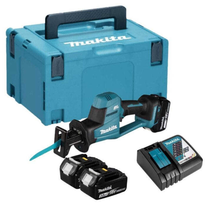 Scie sabre récipro 18V LXT 2x30 Ah en coffret MAKPAC MAKITA DJR189RFJ