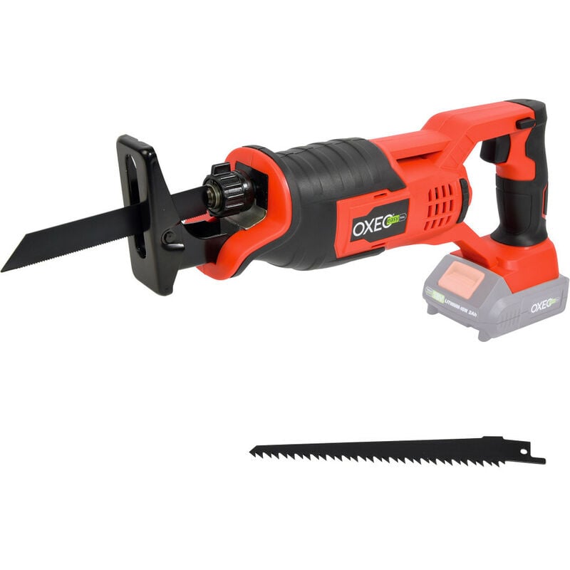 Scie sabre sans fil 18V Easy Full - sans batterie - Vitesse variable 0 à 3000 tr/min - 2 lames pour coupe de bois et métal