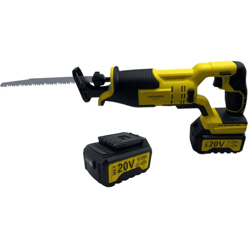 Scie Sabre sans fil 20V brushless Nemura 2 Batteries 4Ah - C