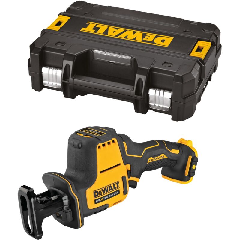 DeWALT Scie sabre compacte sans fil 12 Volt sans batteries et chargeur DCS312NT XJ - vue 2